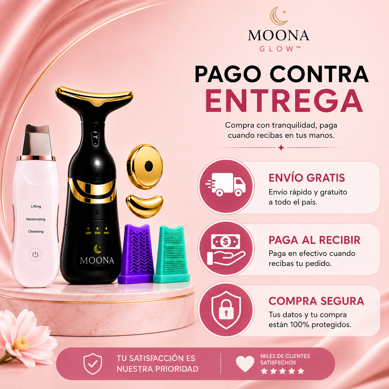 MOONA GLOW™ | Sistema Premium de Cuidado Facial 4 en 1